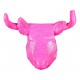 Trofeo 3D Toro magenta frente