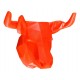 Trofeo 3D Toro rojo perfil