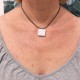 Collar Flor de Barcelona, Panot, resina cerámica