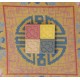 Lote de 4 MINI magnets Flor de Barcelona hormigón