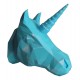 Trofeo Unicornio azul perfil