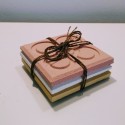 3 posavasos, resina ecologica Flor de Barcelona, Panot