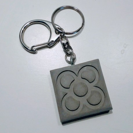 Llavero con colgante Panot en resina cerámica
