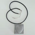 Adjustable necklace with a heart pendant