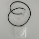 Collar ajustable amb penjoll de cor en resina ceràmica