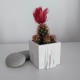 Mini souvenir cubic vase from Barcelona