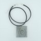 Collar ajustable amb penjoll de alvocat en resina ceràmica