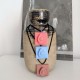 Collar ajustable con un aguacate en resina cerámica