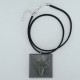 Collar ajustable con colgante ciervo, reno, en resina cerámica