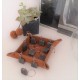 10 llaveros con colgante Panot en resina cerámica