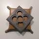 Openwork coaster, Barcelona flower, Panot, openwork tile