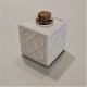4 mini cubic soliflor vases, tile  rose of Barcelona