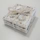 3 Panot coasters, white with sand grains