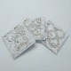 3 Panot coasters, white with sand grains