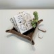 3 posavasos Panot blancos con aspecto Terrazzo