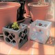 Large openwork Panot cubic planter 12 cm x 12 cm x 12 cm, flower tile, Barcelona flower