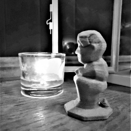 Figureta de Caganer en resina ceràmica