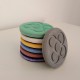 3 posagots rodons Panot, Flor de Barcelona