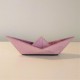 Large customizable origami style sailboat