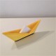 Large customizable origami style sailboat