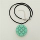 Collar Flor de Bilbao colgante redondo