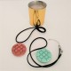 Collar Flor de Bilbao colgante redondo