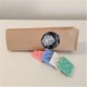 Lot de 4 MINI magnets Flor de Barcelona, Panot, en resina ceràmica, colors