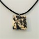 Collar Flor de Barcelona, Panot pequeño acabado metal dorado