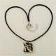 Collar Flor de Barcelona, Panot petit acabat metall daurat