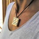 Collar Flor de Barcelona, Panot gran acabat metall daurat