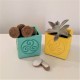 Flower pot with engraved trisquel.