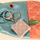 Key chain with Panot pendant in ceramic resin, Barcelona