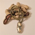 Collar cacahuete, colgante de maní