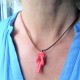 Collar nudo llano, nudo de rizo