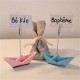 2 mini velers origami clip portafotos