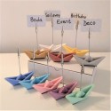 10 mini veleros origami con clip portafotos
