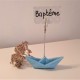 10 mini veleros origami con clip portafotos