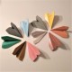 10 Mini aviones de estilo origami