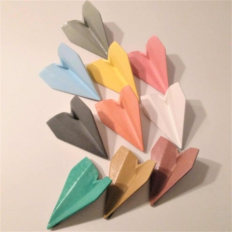 10 Mini avions d'estil origami