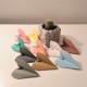 10 Mini aviones de estilo origami