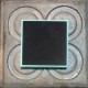 4 coasters, ecological resin, Barcelona flower, Panot