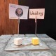 2 Bilbao Rosette Photo clip holder