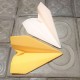Avión de estilo origami personalizable con punta
