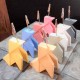 8 Clips de nota Pajaritas de papel de estilo origami