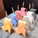 8 customizable origami style paper bird clip