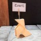 8 customizable origami style paper bird clip