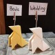 2 Clips de nota Pajaritas de papel de estilo origami