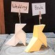 2 Clips de nota Pajaritas de papel de estilo origami