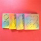 4 Posavasos Panot diseño Graffiti, hormigón, Flor de Barcelona
