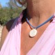 Collar Bilbao, petit penjoll rodó Flor de Bilbao